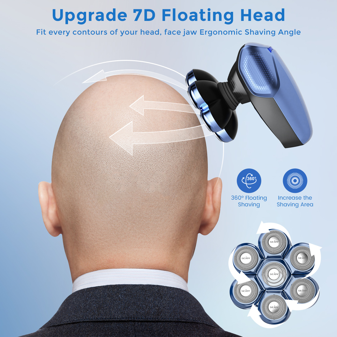 Sejoy 6-in-1 7D Head Shavers f - Men Grooming Full Body reseña y precio