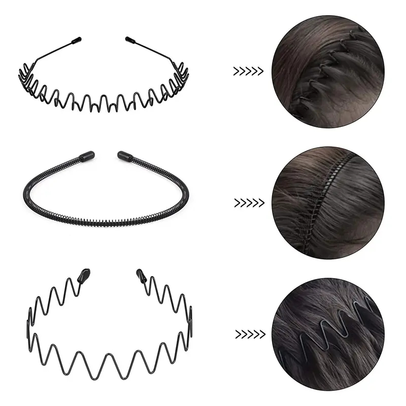 Unisex Metal Wavy Spring Hair  - Face Wash Mens reseña y precio