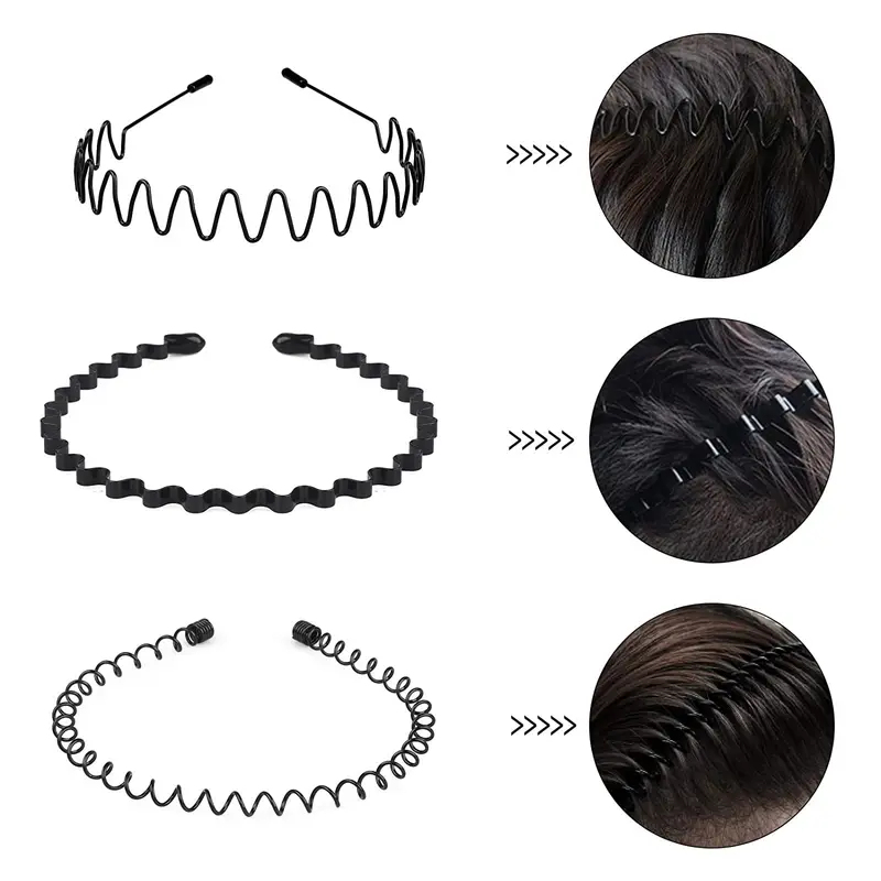Unisex Metal Wavy Spring Hair  - Face Wash Mens reseña y precio