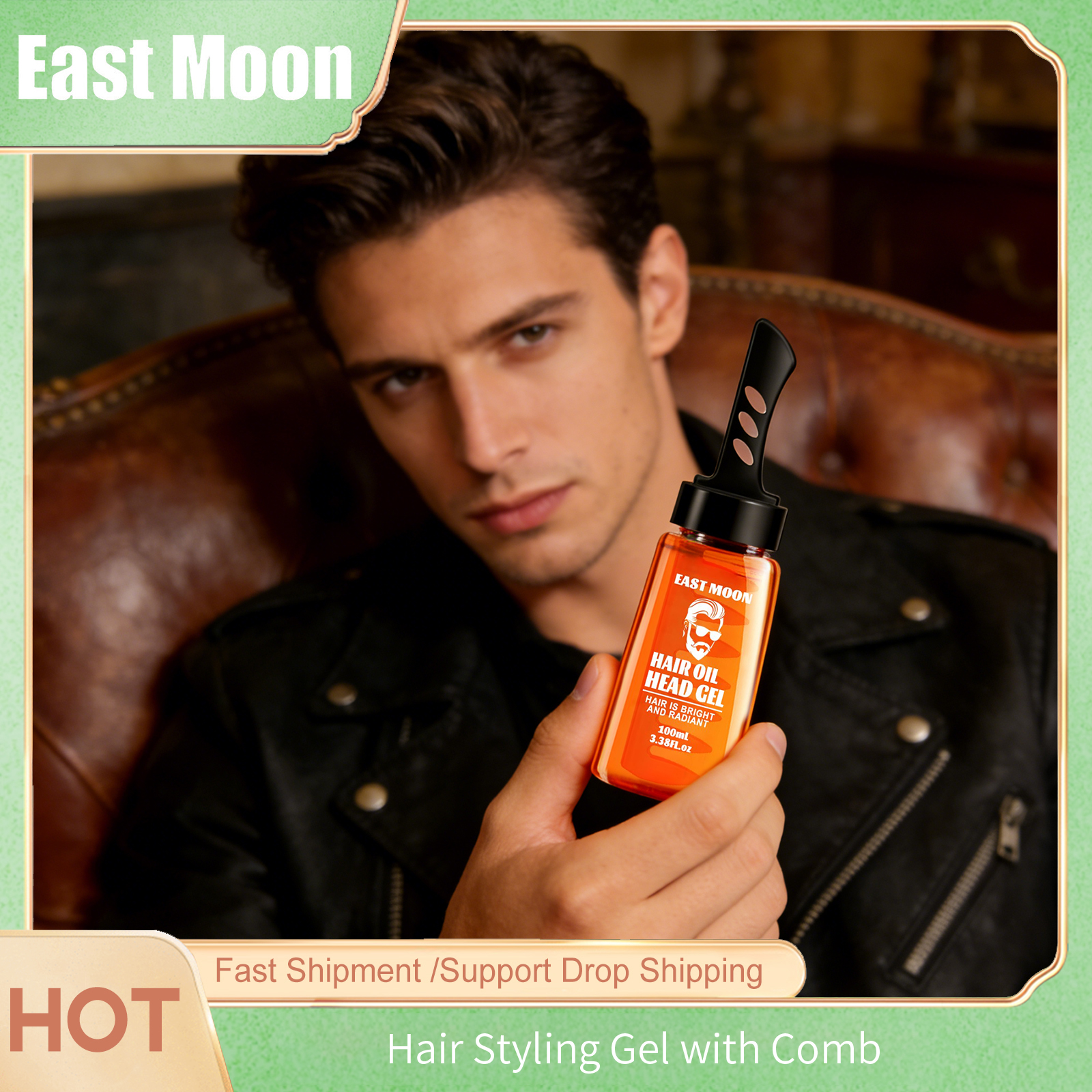 2 in 1 Hair Wax Gel With Wide  - Men'S Grooming Gel reseña y precio