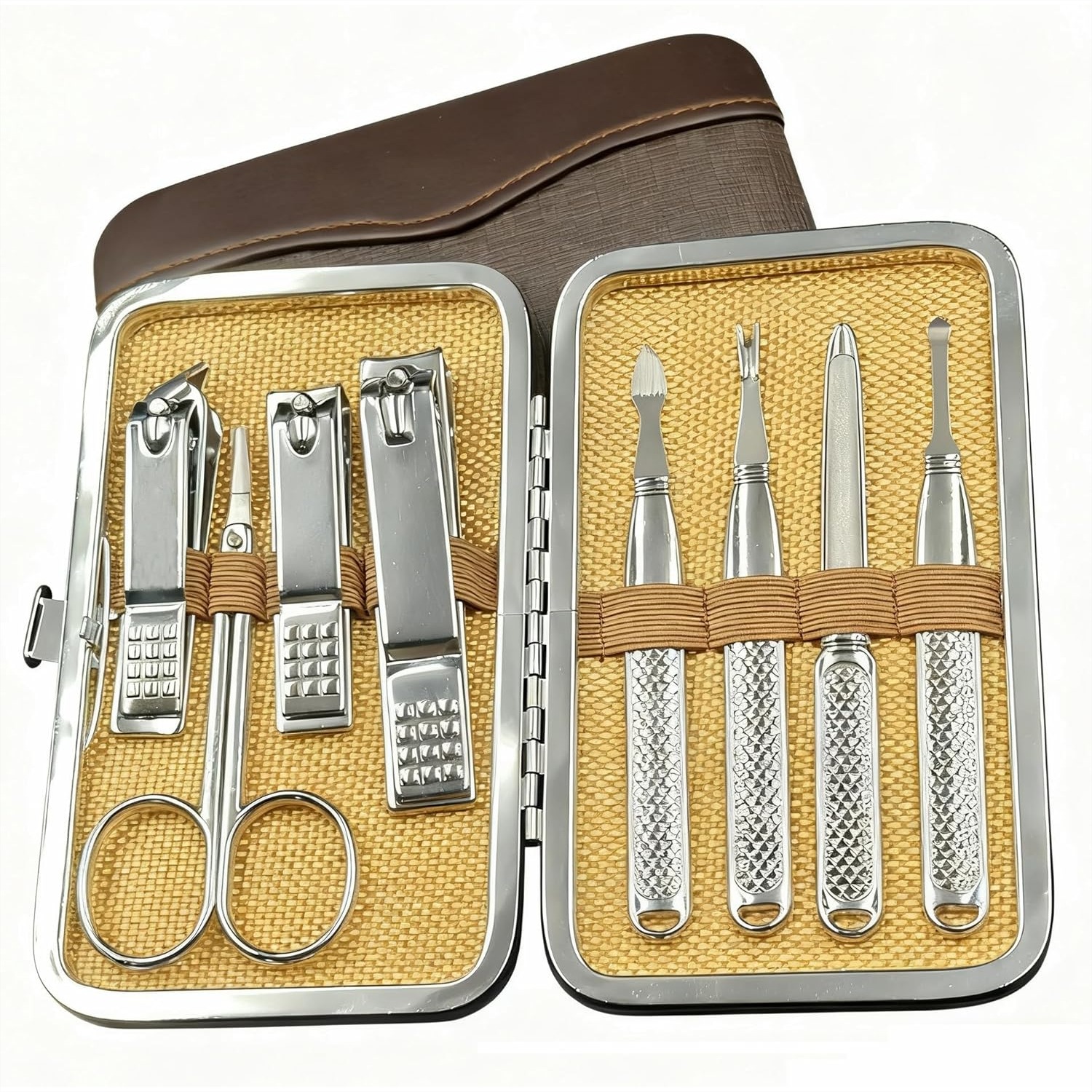 Professional Manicure Set for  - Mens Grooming Kit Case reseña y precio