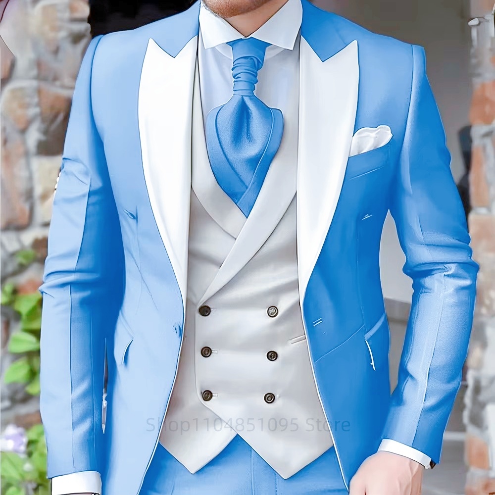 Pink Men's Suits Elegant Peak  - Men'S Grooming Daily reseña y precio