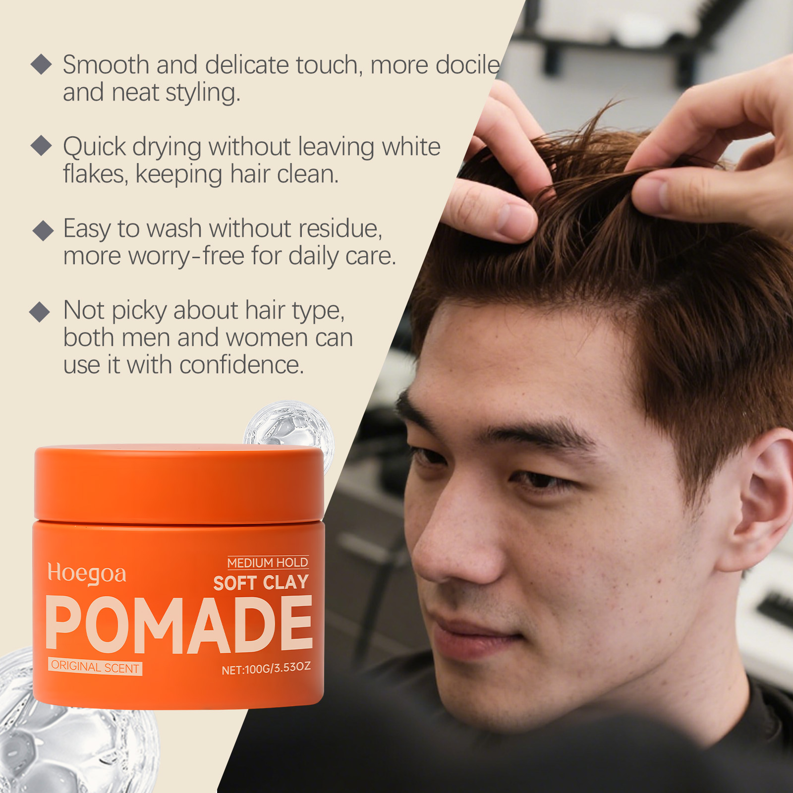 Original Hair Wax Long-Lasting - Men'S Grooming Gel reseña y precio