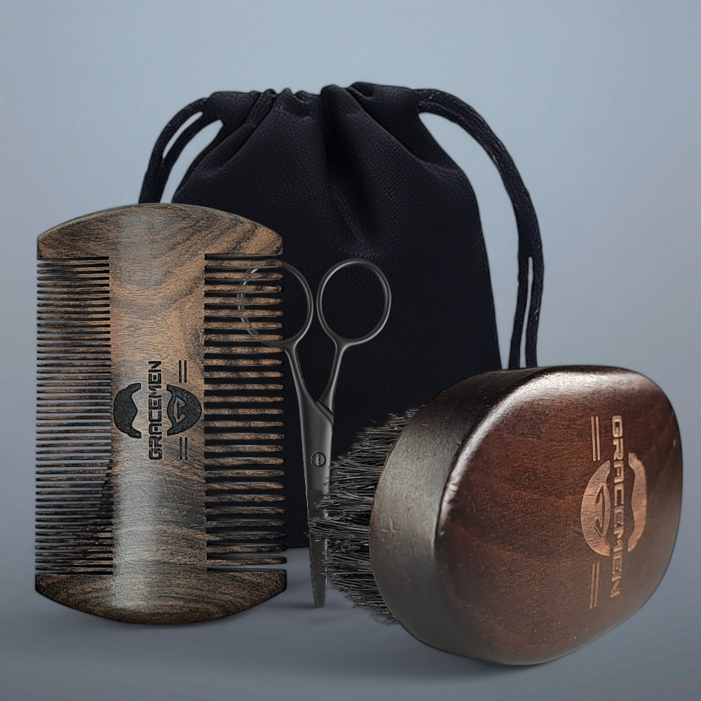 Gracemen Beard Kit - Retro Bea - Men'S Grooming Bag reseña y precio