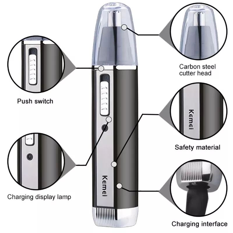 Kemei Rechargeable Electric Al - Men'S Grooming Facial reseña y precio