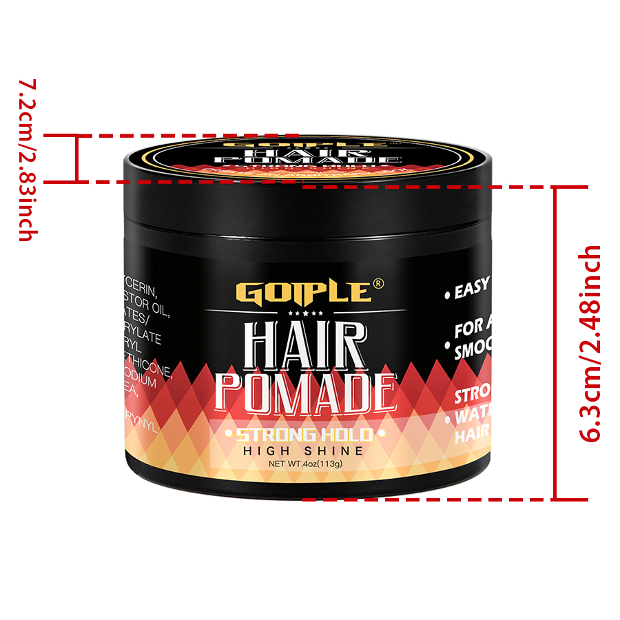 GOIPLE 113g Men Hair Pomade Hi - Men'S Grooming Gel reseña y precio