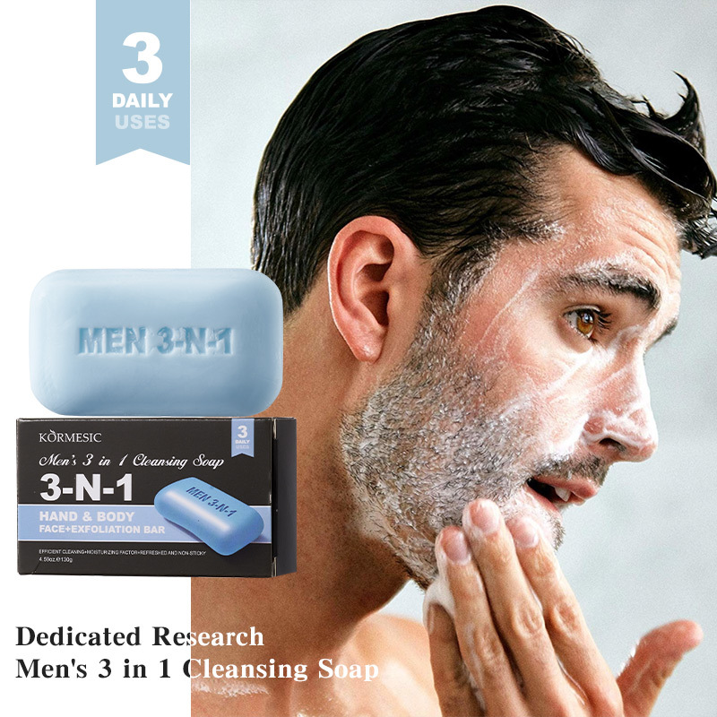 Men's 3-in-1 Cleansing Bar Soa - Face Wash Mens reseña y precio