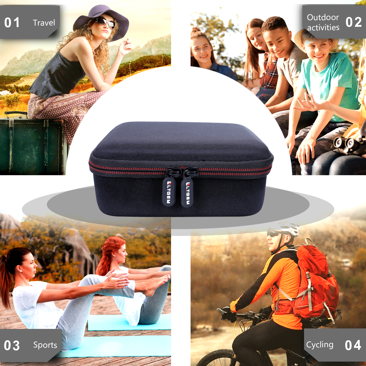 LTGEM Razor Case for Bald Men  - Men'S Grooming Bag reseña y precio