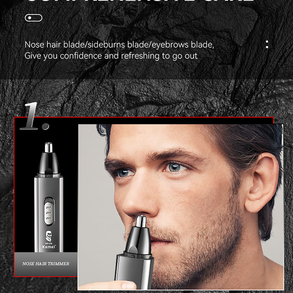 Kemei Multifunction Ear and No - Men'S Grooming Facial reseña y precio