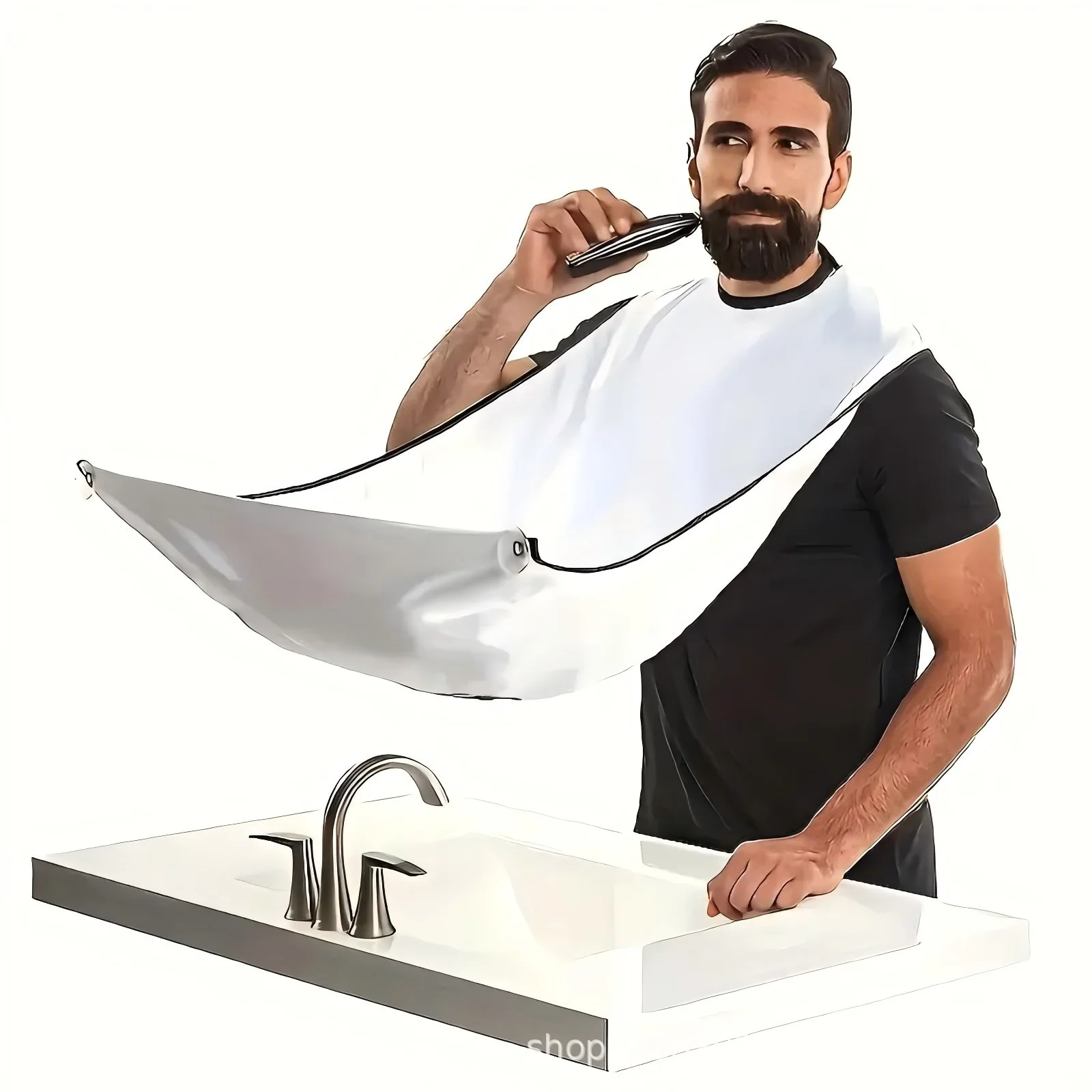 Beard Shaper Cape, Barber Cape - Men'S Grooming Facial reseña y precio