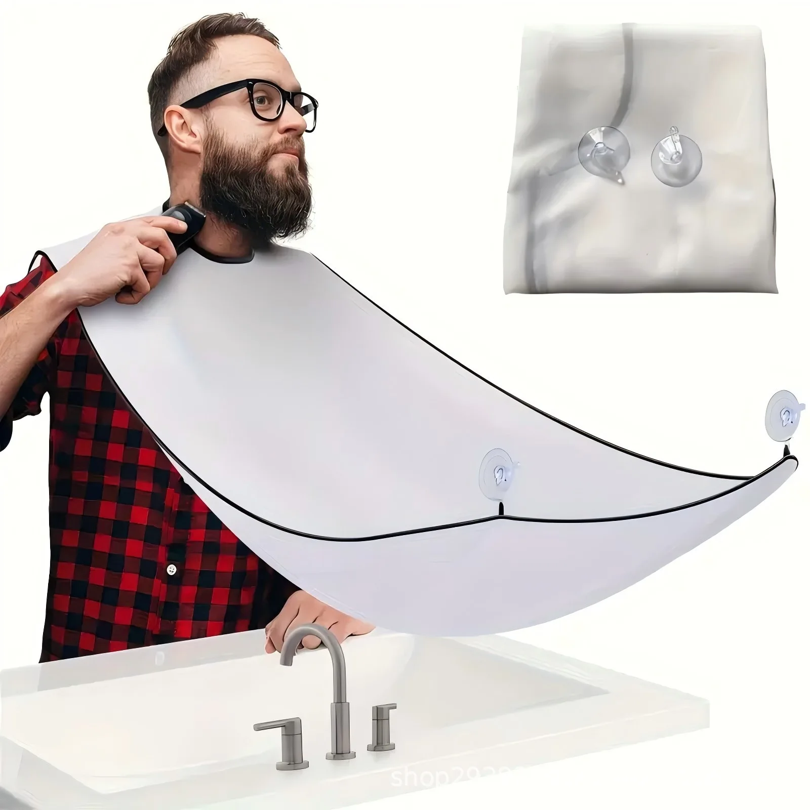 Beard Shaper Cape, Barber Cape - Men'S Grooming Facial reseña y precio