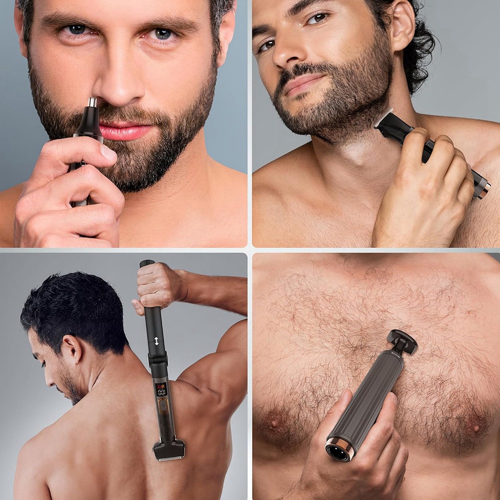 【RABATT】Mens Electric Back Sha - Men'S Grooming Facial reseña y precio