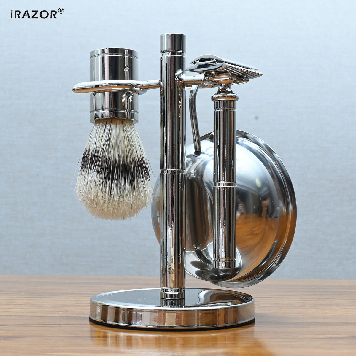 iRAZOR Classic Vintage Double  - Mens Vintage Grooming Kit reseña y precio